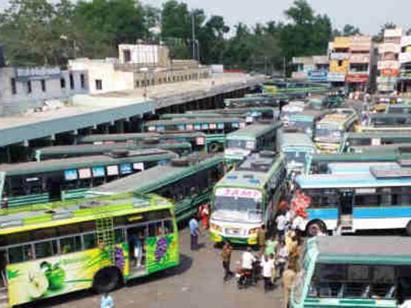 All India Bandh:Tamilnadu buses stopped in border of Kerala and Karnataka All India Bandh:Tamilnadu buses stopped in border of Kerala and Karnataka