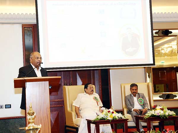 Duraimurugan recalls Anti Hindi agitation in Dubai function Duraimurugan recalls Anti Hindi agitation in Dubai function