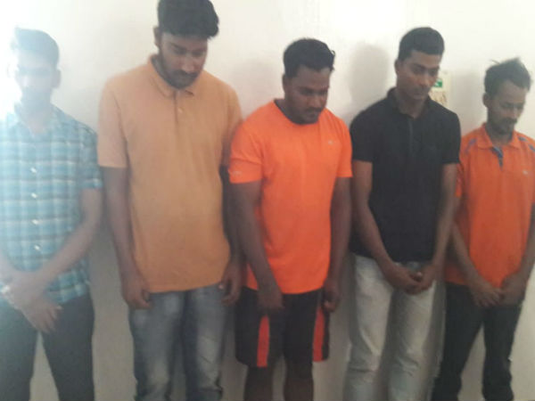 5 persons were arrested by police in connection of firing near gingee, villupuram district 5 persons were arrested by police in connection of firing near gingee, villupuram district