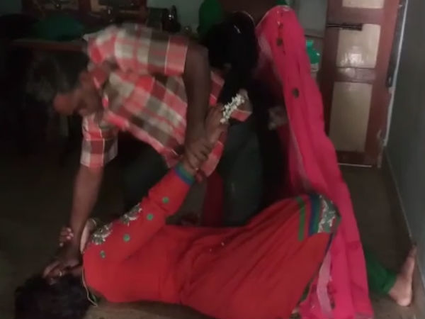 A man thrash his wife with his lover near Dindigul A man thrash his wife with his lover near Dindigul