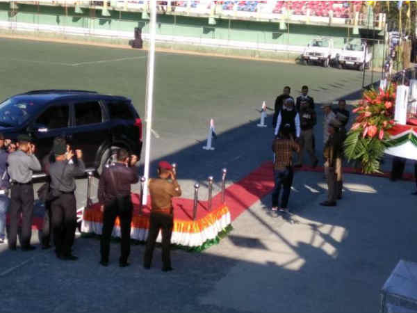 Mizoram Governor addresses empty ground in Republic Day event Mizoram Governor addresses empty ground in Republic Day event