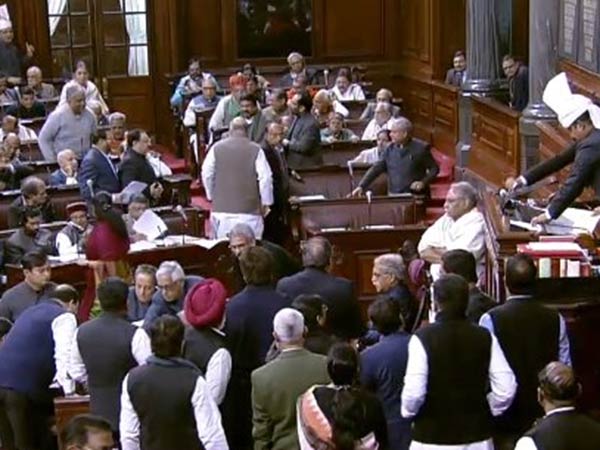 opposition uproar continuously over the 10% quota bill, rajyasabha adjourned opposition uproar continuously over the 10% quota bill, rajyasabha adjourned