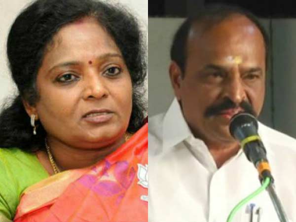 Minister Kadambur Raju attacks Tamizhisai Soundarajan Minister Kadambur Raju attacks Tamizhisai Soundarajan