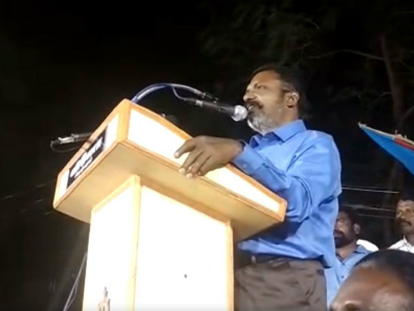 On 4th Protest For Arrest Hindu Maha Sabha leaders who shot at gandhi effigy says Thirumavalavan On 4th Protest For Arrest Hindu Maha Sabha leaders who shot at gandhi effigy says Thirumavalavan