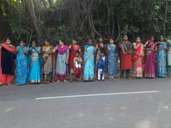 பெண்களின் சுவர்.. கேரளாவில் 620 கிமீக்கு 10 லட்சம் பெண்கள் கலந்து கொண்ட மாபெரும் போராட்டம்! 