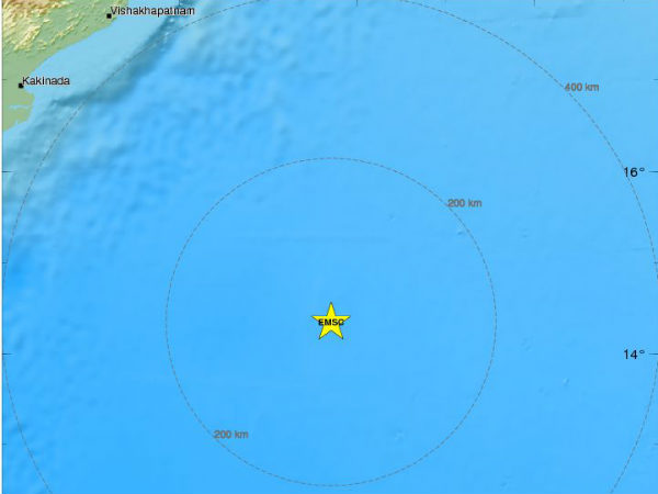 Tremors occurs in Bay of Bengal near Chennai Tremors occurs in Bay of Bengal near Chennai
