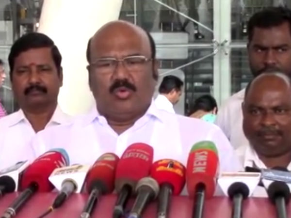 Minister jayakumar said that party leadership will issue a notice regarding the electoral alliance Minister jayakumar said that party leadership will issue a notice regarding the electoral alliance
