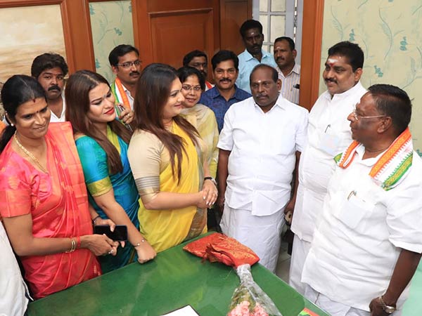 manila congress general secretary apsara reddy meet cm manila congress general secretary apsara reddy meet cm