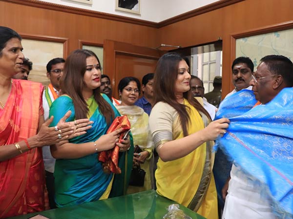 manila congress general secretary apsara reddy meet cm manila congress general secretary apsara reddy meet cm