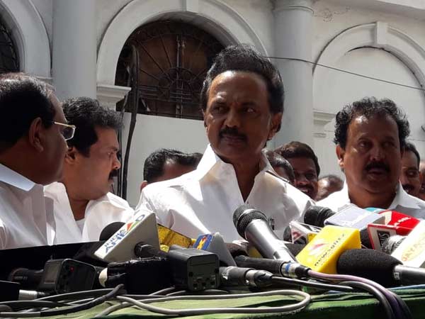 DMK leader MK Stalin slam Tamilnadu budget 2019 DMK leader MK Stalin slam Tamilnadu budget 2019