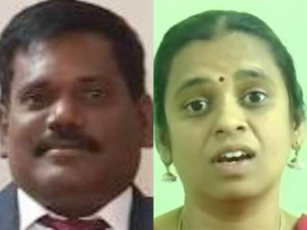 Suja expresses happiness for getting bail for her husband Murugan Suja expresses happiness for getting bail for her husband Murugan