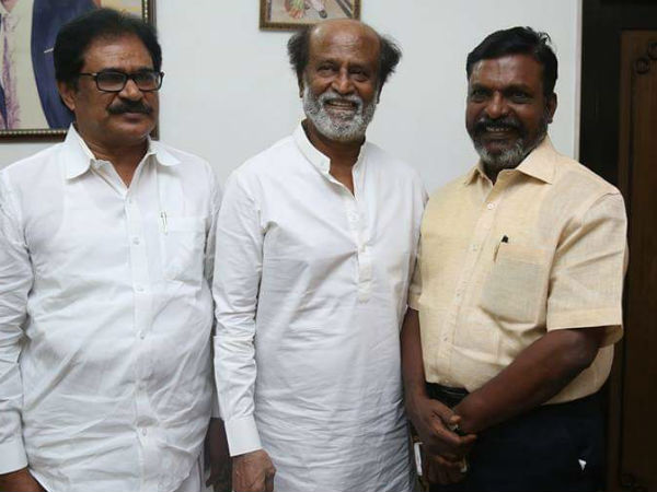 Rajini Kanth meets Congress former TN chief Thirunavukkarasar in Chennai Rajini Kanth meets Congress former TN chief Thirunavukkarasar in Chennai