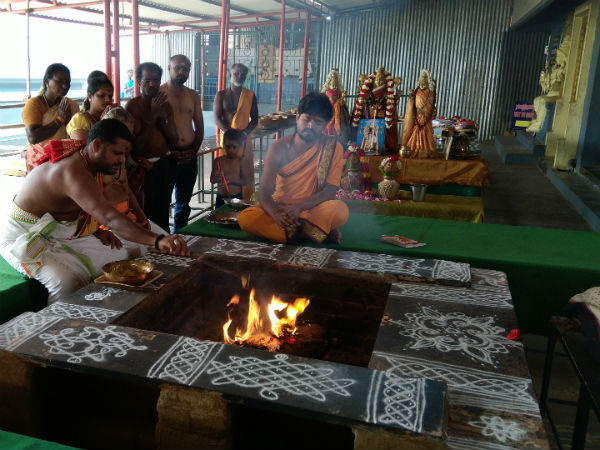 Surya Narayan Homam Pooja on Rathasaptami at Danvantri peedam Surya Narayan Homam Pooja on Rathasaptami at Danvantri peedam