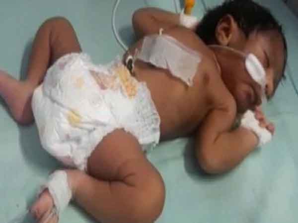 The newborn baby named mirage in Rajasthan The newborn baby named mirage in Rajasthan
