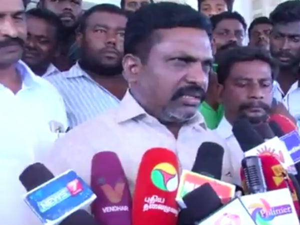 திருமாவளவன் அதிருப்தி