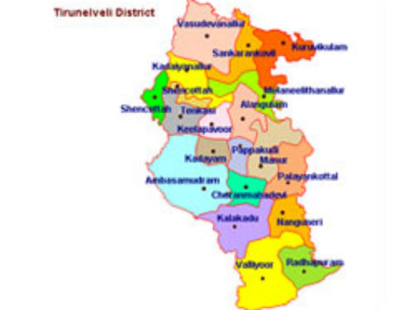 பரந்து விரித்த நெல்லை மாவட்டம்