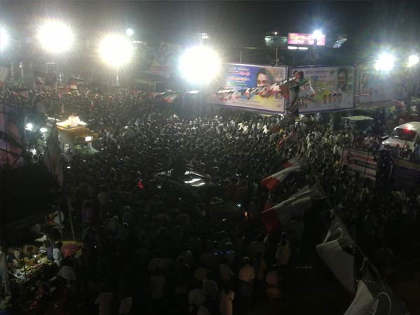மயங்கி விழுந்த கட்சி நிர்வாகி