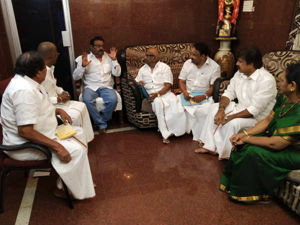 Thirunavukarasar met Vijayakanth- a few questions Thirunavukarasar met Vijayakanth- a few questions