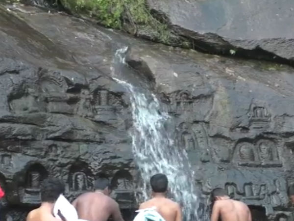courtallam falls go dry due to summer courtallam falls go dry due to summer