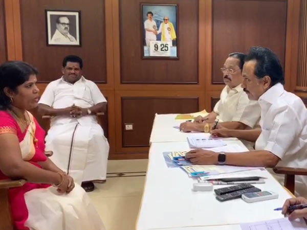 DMK starts its interview for 21 assembly constituencies DMK starts its interview for 21 assembly constituencies
