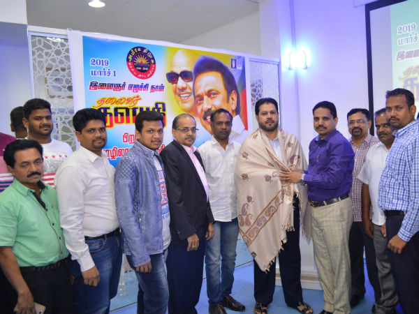 MK Stalin birth day celebrated in Dubai MK Stalin birth day celebrated in Dubai