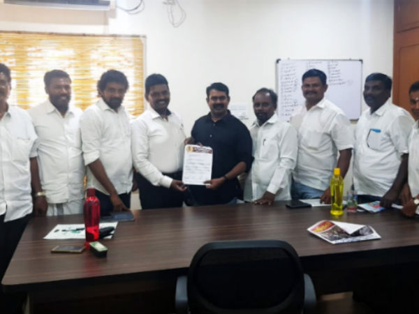 Tamil National Alliance supports Naam Tamilar Party in Lok Sabha elections Tamil National Alliance supports Naam Tamilar Party in Lok Sabha elections