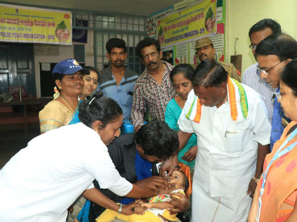 polio drops camp held in puducherry polio drops camp held in puducherry