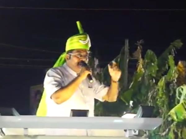 dinakaran hoists party flag at 123 feet mast dinakaran hoists party flag at 123 feet mast