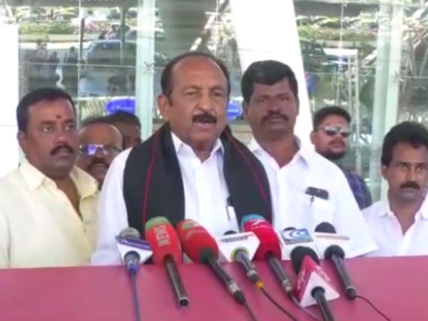 Vaiko says DMK alliance will win 40 seats Vaiko says DMK alliance will win 40 seats