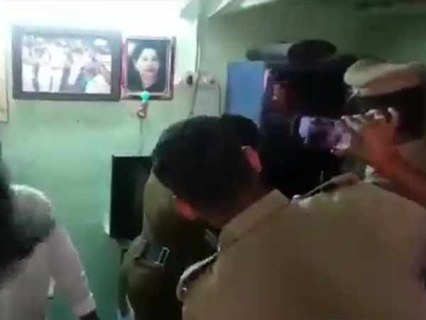 ADMK functionary arrested for bribing voters ADMK functionary arrested for bribing voters