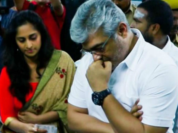 actor ajith vote with his wife shalini in chennai thiruvanmiyur actor ajith vote with his wife shalini in chennai thiruvanmiyur