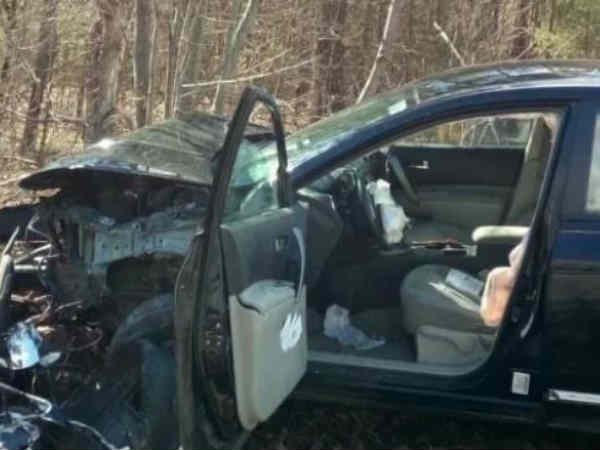 a woman totaled her car after seeing a spider a woman totaled her car after seeing a spider