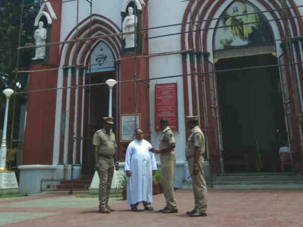 Immediately place CCTV cameras in churches, Heavy Security In Puducherry Immediately place CCTV cameras in churches, Heavy Security In Puducherry