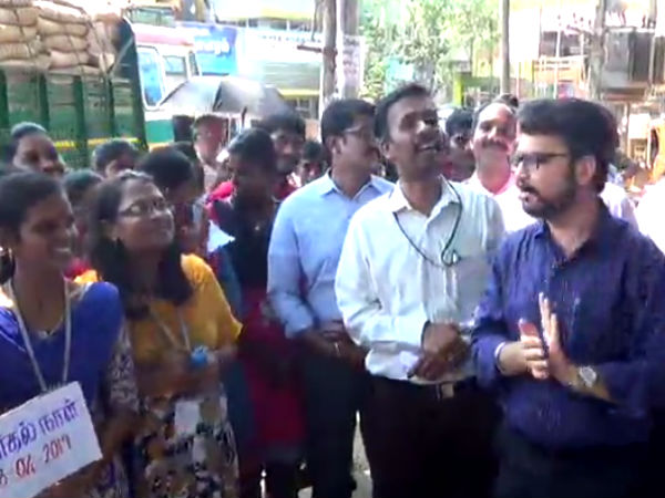 Kanyakumari collector pleas students to cast their votes Kanyakumari collector pleas students to cast their votes