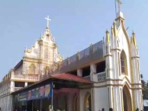 Edathua church festival Near Kanyakumari, Devotees worship Edathua church festival Near Kanyakumari, Devotees worship