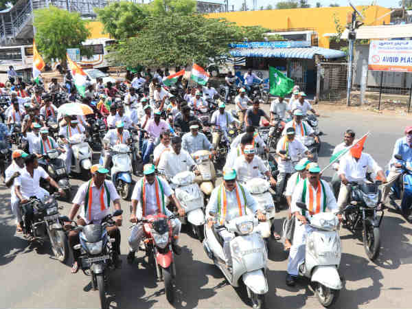 candidates ask vote in last day election campaign in pondicherry candidates ask vote in last day election campaign in pondicherry
