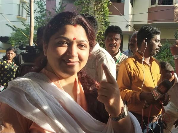 Congress spokesperson Khushboo request to vote in lok sabha polls Congress spokesperson Khushboo request to vote in lok sabha polls