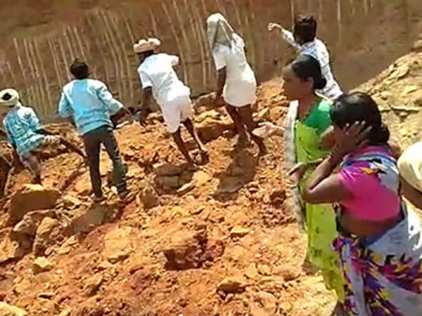 huge mound of Mud fell in Telangana, 10 peoples dead: Chief Minister Mourning huge mound of Mud fell in Telangana, 10 peoples dead: Chief Minister Mourning