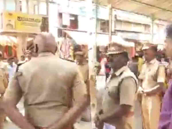 Security beefed up to Madurai Meenakshi amman temple Security beefed up to Madurai Meenakshi amman temple