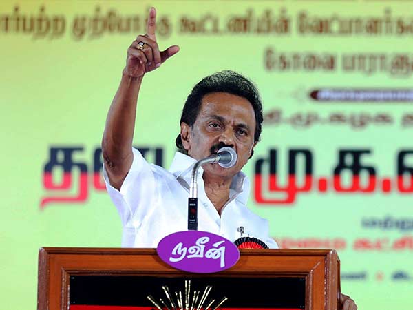 Coimbatore police registered complaint against MK Stalin Coimbatore police registered complaint against MK Stalin