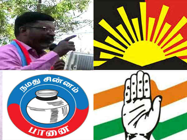 VCK Thirumavalavan campaigned in Ariyalur VCK Thirumavalavan campaigned in Ariyalur