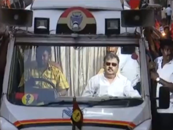 Vijayakant today starts his campaign Vijayakant today starts his campaign