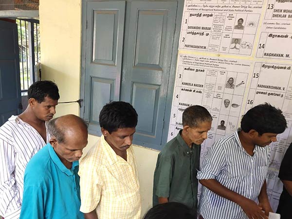 The 144 peoples casting vote For the first time In Kilpauk hospital The 144 peoples casting vote For the first time In Kilpauk hospital