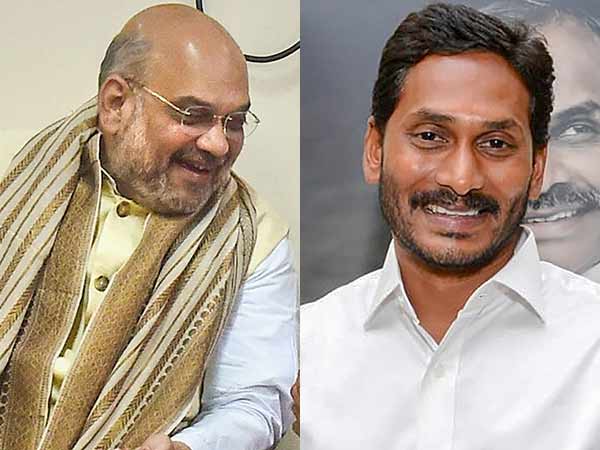amit shah begins talks with jagan reddy amit shah begins talks with jagan reddy