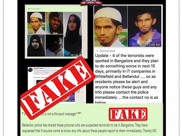 Bangalore police denies hoax message on Sri Lanka terrorist Bangalore police denies hoax message on Sri Lanka terrorist