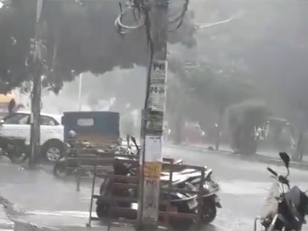 Rain lashes Bangalore with heavy wind Rain lashes Bangalore with heavy wind