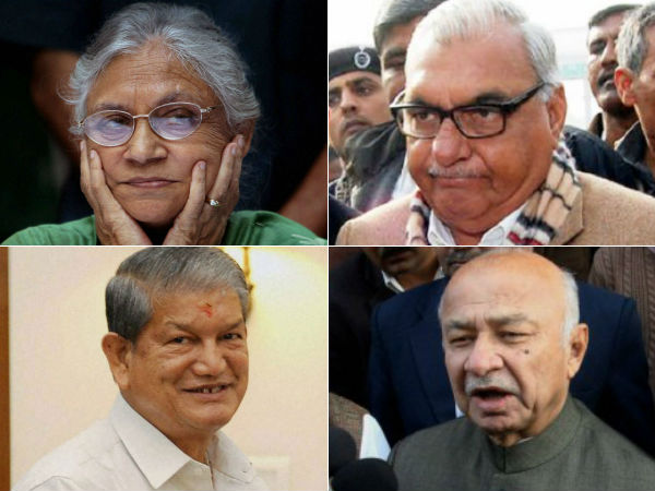 9 former congress CMs have lost the polls 9 former congress CMs have lost the polls