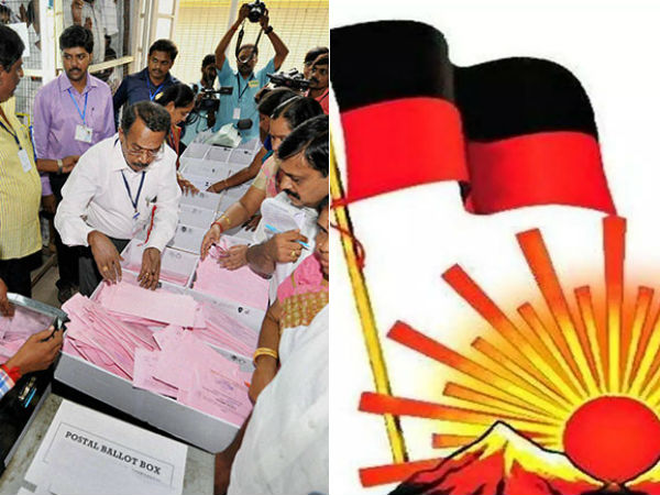 DMK Leading in the Postal Votes DMK Leading in the Postal Votes