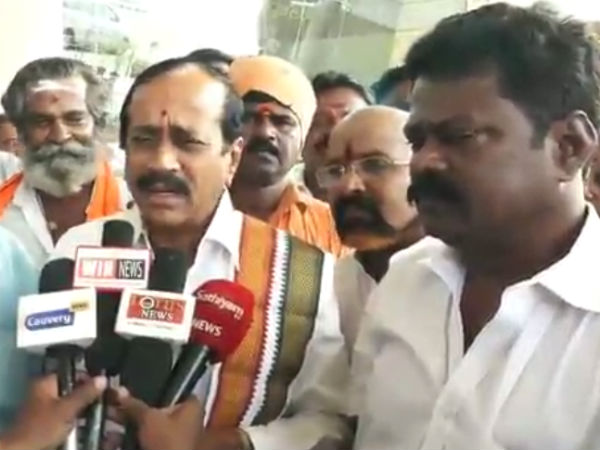H Raja slams DMK and Dinakaran H Raja slams DMK and Dinakaran