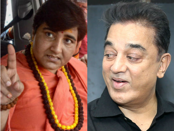 Sadhvi replies to Kamal Haasan on his remark on Hindu Terrorism and Nathuram Godse Sadhvi replies to Kamal Haasan on his remark on Hindu Terrorism and Nathuram Godse